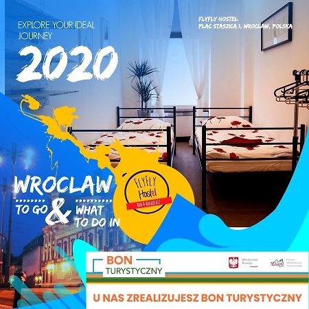 Flyfly Hostel , Darmowy Parking , Rezerwuj Przez Urzadzenia Mobilne -10 Procent Wrocław Extérieur photo